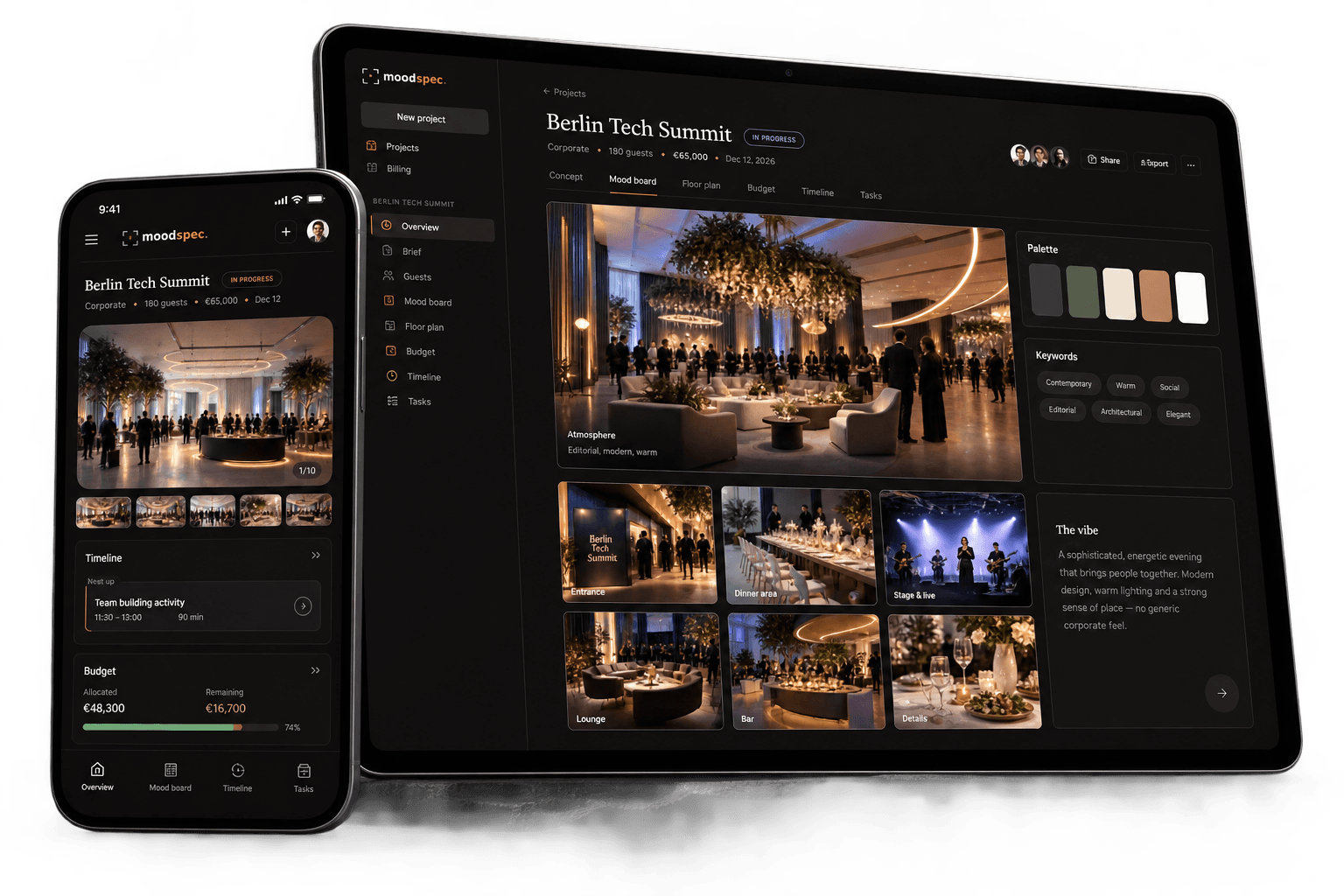 Plan on your laptop, check in from your phone